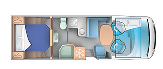 4 berth luxury layout
